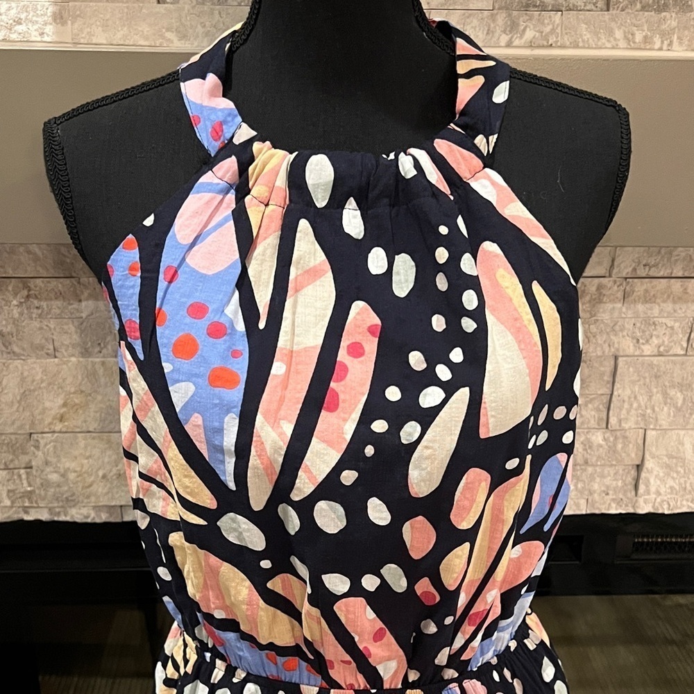 Fate Multicolor Abstract Maxi Dress size Medium - Picture 3 of 14